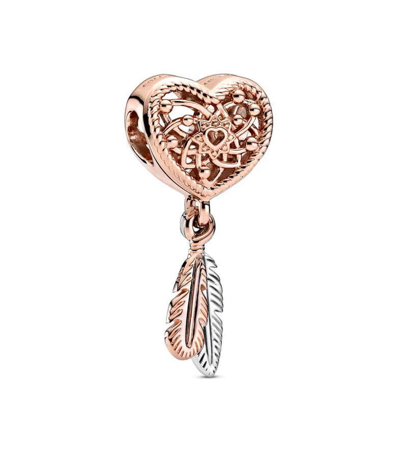 Atrapa Sueños Corazon 
Rose Gold